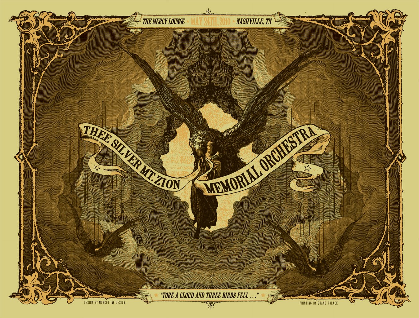 INSIDE THE ROCK POSTER FRAME BLOG: New Work from Monkey Ink Design MONO ...